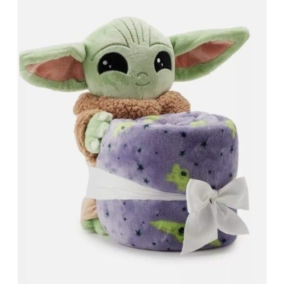 Disney Other - The Big One Disney's The Mandalorian Grogu Buddy Throw Blanket NWT